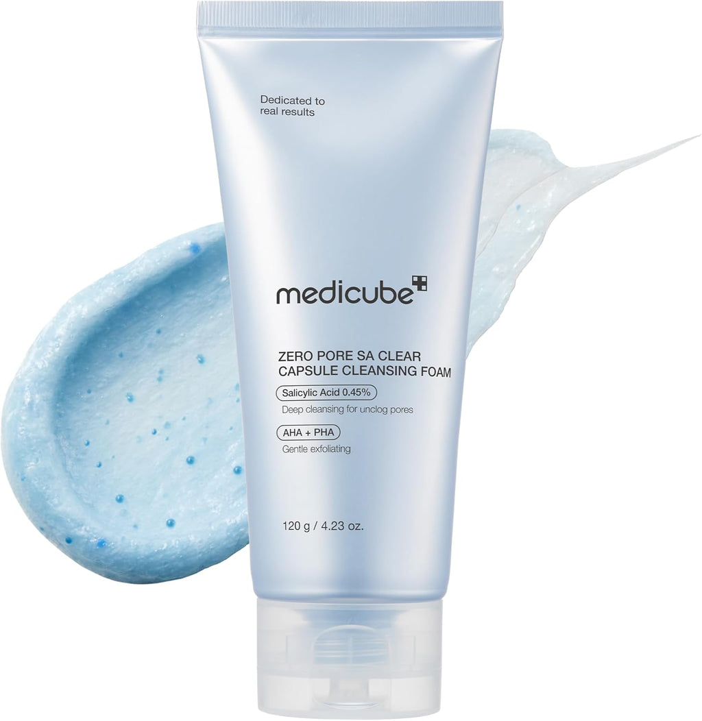medicube Zero Pore Clear Blue Capsule Facial Deep Cleanser 120G
